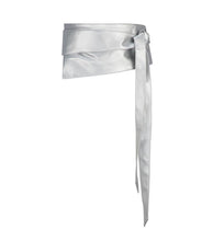 Load image into Gallery viewer, RIVKA FAUX LEATHER WRAP BELT - SILVER