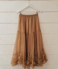 Load image into Gallery viewer, Full Ruffle Tulle Skirt Coffee * New*
