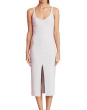 Load image into Gallery viewer, SALE BEC & BRIDGE AMELIE CUP MIDI DRESS IN PALE GREY SIZE 8 - Preloved Designer Consignment