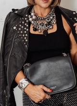 Load image into Gallery viewer, The Riot Rider Studded Vintage Leather Jacket By Gripp- Preloved Designer Consignment