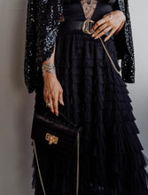 Load image into Gallery viewer, Tulle Skirt Maxi By Molly Exclusive Black