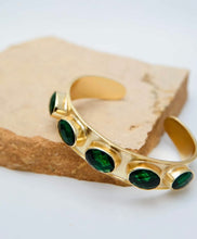 Load image into Gallery viewer, COSMOS EMERALD CUFF