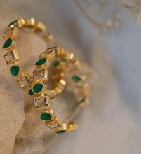 Load image into Gallery viewer, ROUNDHOUSE HOOP EARRINGS
