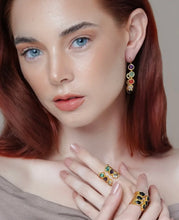 Load image into Gallery viewer, LAGO HOOPS IN MULTISTONE
