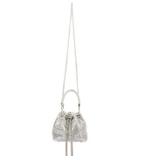 Load image into Gallery viewer, SANTORINI STUDDED HOTFIX POUCH SILVER
