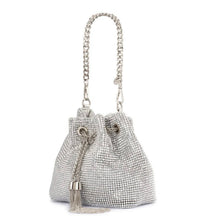 Load image into Gallery viewer, MIRANDA DRAWSTRING TOP HANDLE Silver
