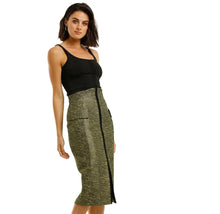 Load image into Gallery viewer, CAMILLA AND MARC ISRA SKIRT Yellow Size 10- Preloved Designer Consignment
