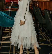 Load image into Gallery viewer, Tulle Skirt Waterfall By  Molly Exclusive Cream
