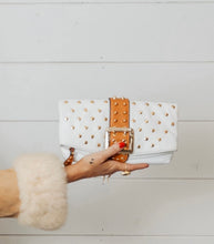 Load image into Gallery viewer, Besso Vintage Leather Studded Clutch - Preloved Designer Consignment
