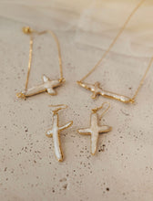 Load image into Gallery viewer, Pearl Cross Necklace
