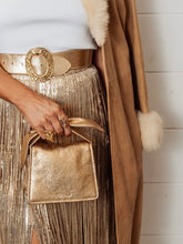 Load image into Gallery viewer, Ted Baker
Niasini Bow Detail Metallic Leather Crossbody - Preloved Designer Consignment
