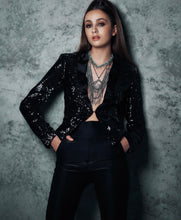 Load image into Gallery viewer, Fedella Sequin Blazer
