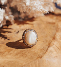 Load image into Gallery viewer, Helena Baroque Pearl Ring Soft Blush

