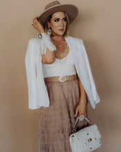 Load image into Gallery viewer, Tulle Skirt Maxi By Molly Exclusive Coffee
