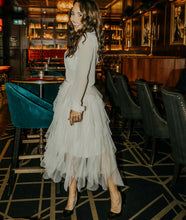 Load image into Gallery viewer, Tulle Skirt Waterfall By  Molly Exclusive Cream

