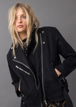 Load image into Gallery viewer, BABE A LICIOUS BIKER JACKET - BLACK By Joey The Label
