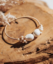 Load image into Gallery viewer, Cartel Fresh Water Double Pearl Cuff Adjustable
