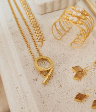 Load image into Gallery viewer, Ralph Lauren Gold Toggle Belt / Lariat Necklace
