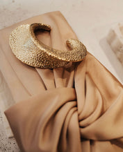 Load image into Gallery viewer, Peter Lang Heavy Gold Wave Bangle – Iconic Australian Designer
